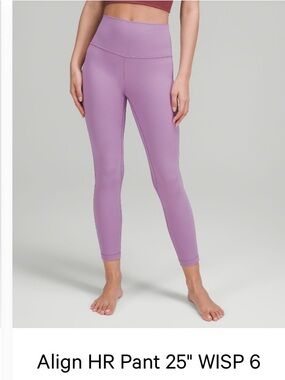 lululemon athletica Align High-Rise Legging 25” -Wisteria Purple